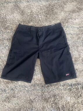 Dickies Black Men’s Flat Front Shorts
